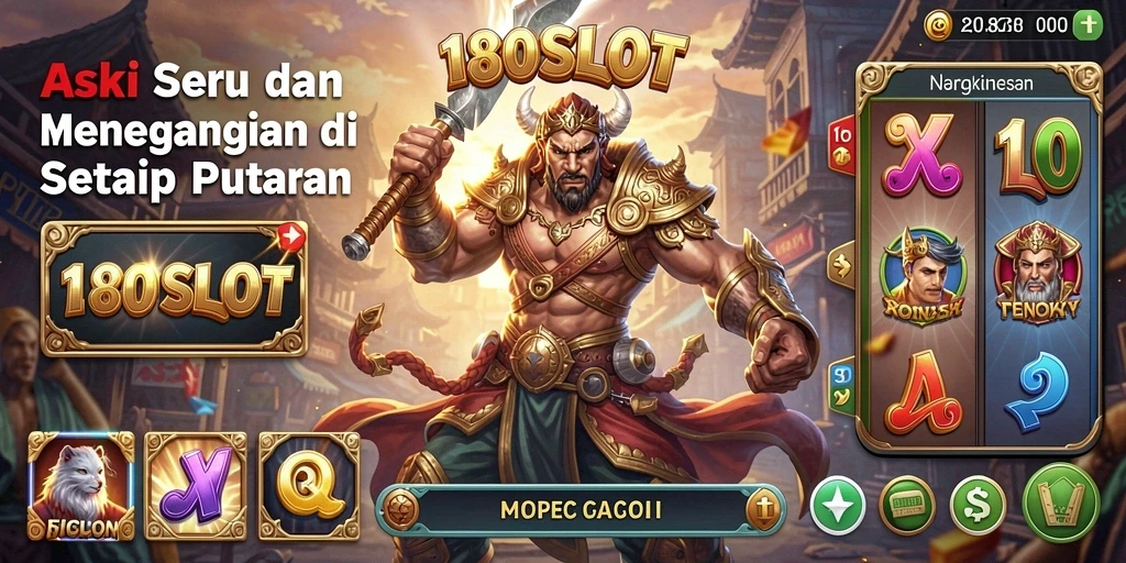 Tangkapan layar gameplay seru dari 180SLOT.