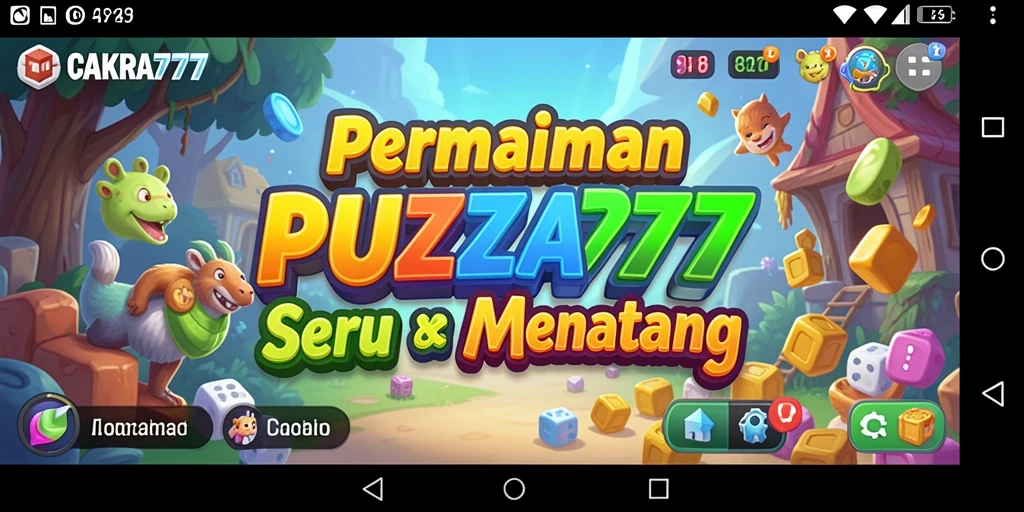 Screenshot gameplay CAKRA777 menampilkan berbagai teka-teki menarik.