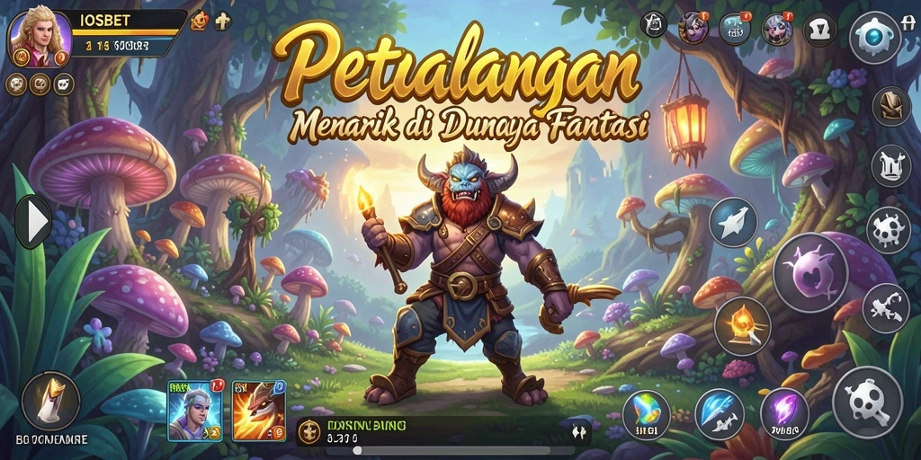Tampilan luar biasa gameplay IOSBET yang penuh petualangan.