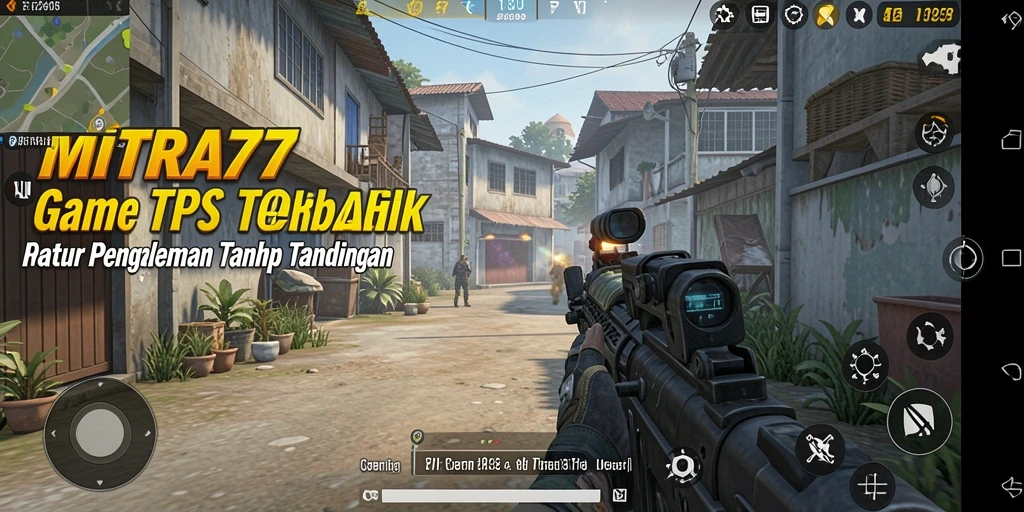 Tampilan gameplay dinamis dari MITRA77 yang menegangkan.
