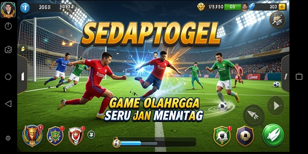 Tampilan menarik dari gameplay SEDAPTOGEL dalam aksi olahraga.