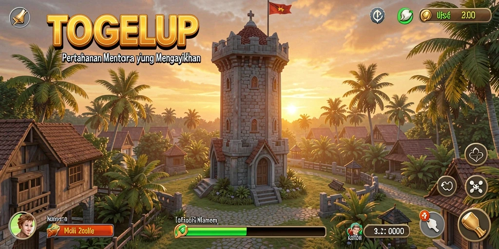 Gameplay TOGELUP yang seru dan menantang di setiap level.