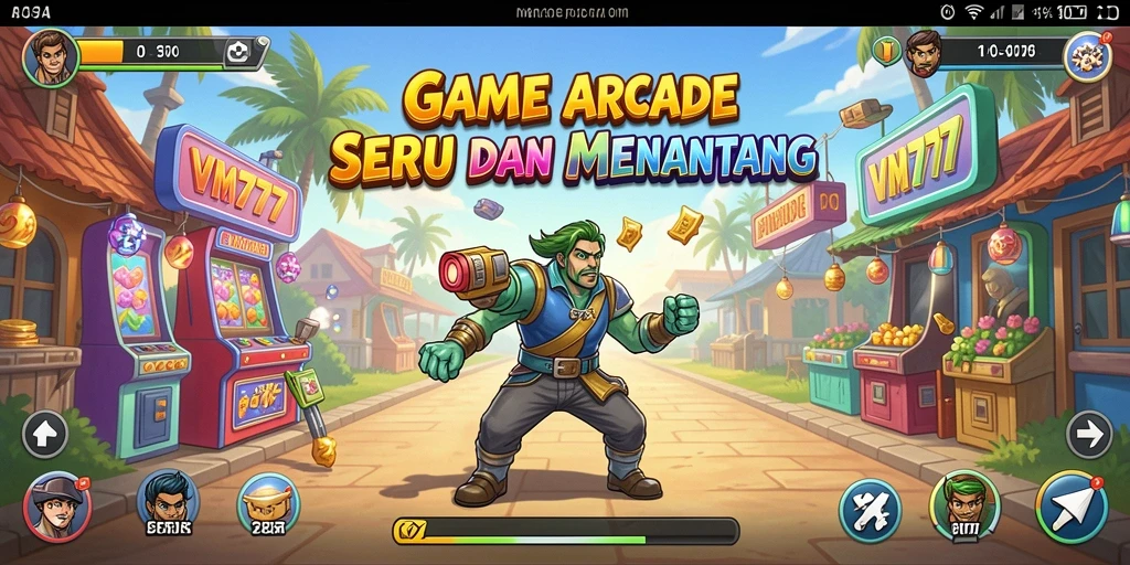 Screenshot yang menampilkan aksi seru dalam gameplay VM777.